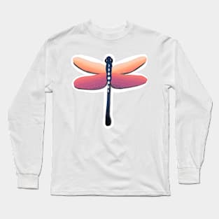 Sunset Dragonfly Long Sleeve T-Shirt